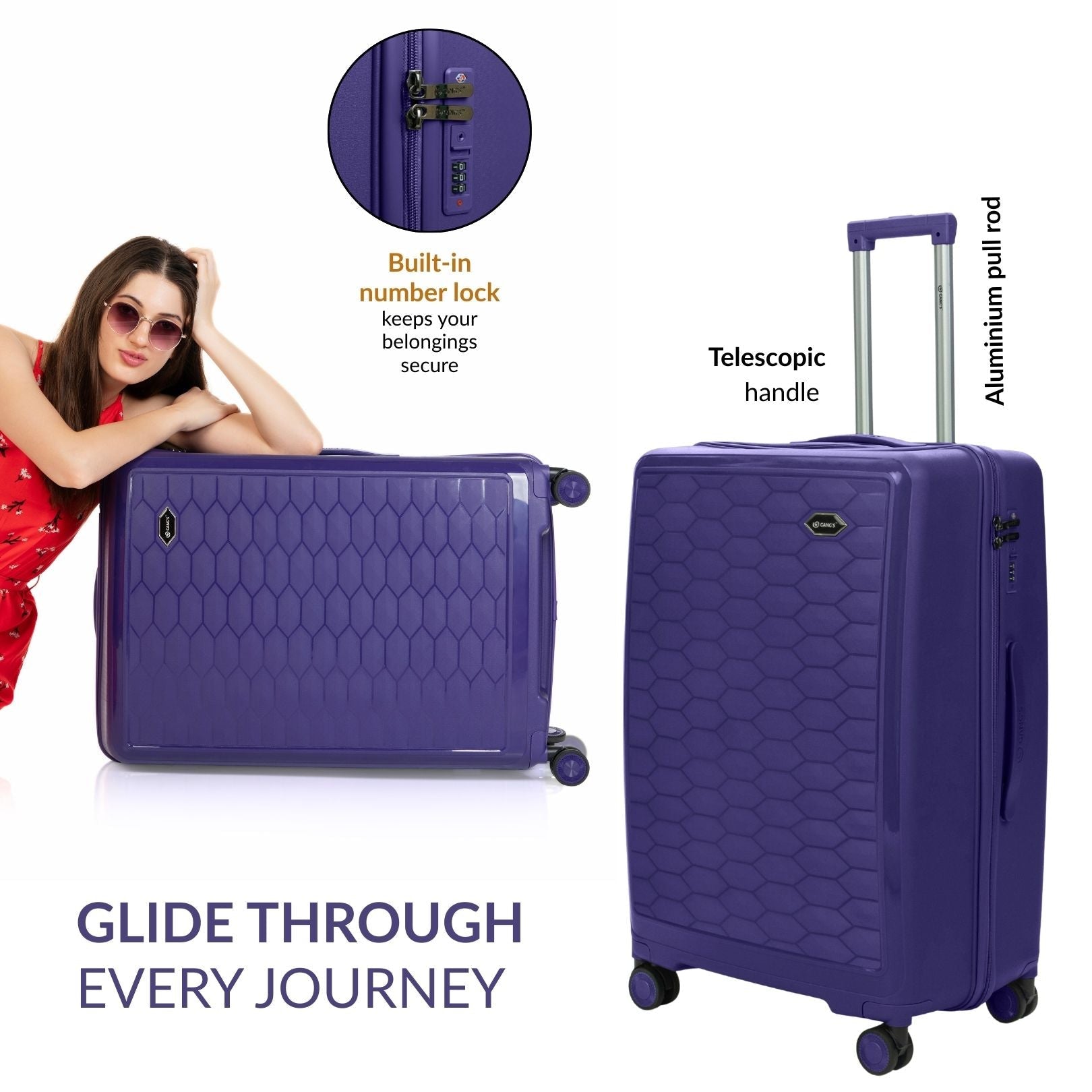 The Honeycomb Luggage Series - Gang’s Lifestyle