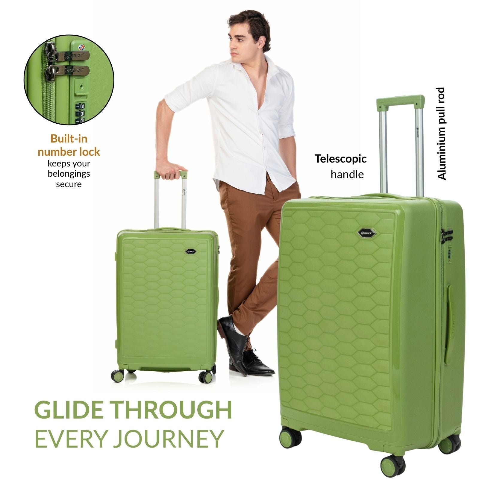 The Honeycomb Luggage Series - Gang’s Lifestyle