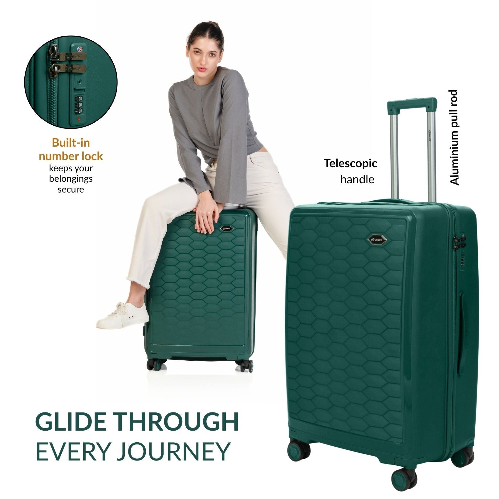 The Honeycomb Luggage Series - Gang’s Lifestyle