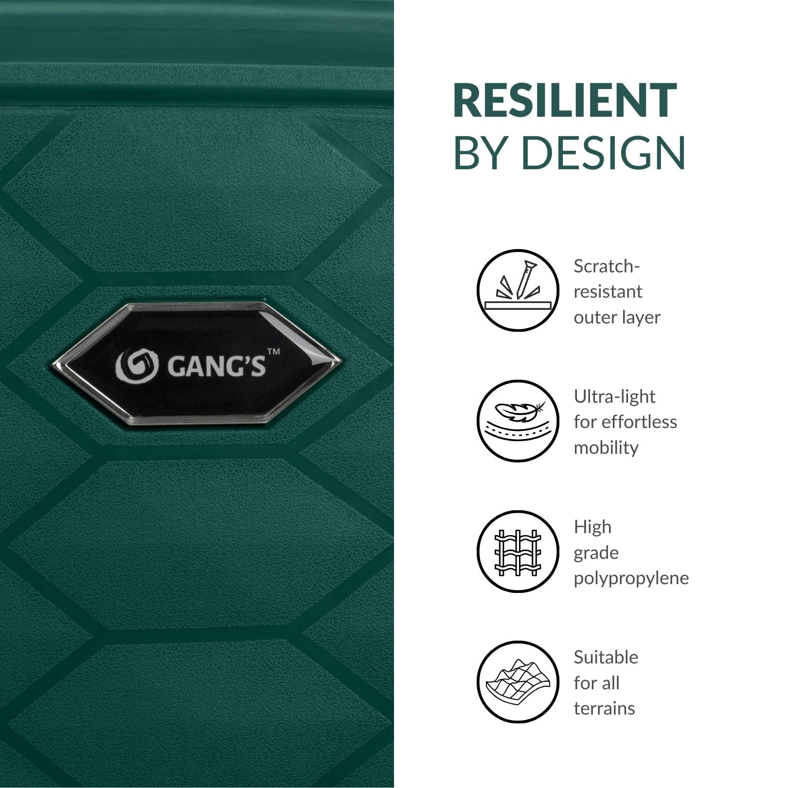 The Honeycomb Luggage Series - Gang’s Lifestyle