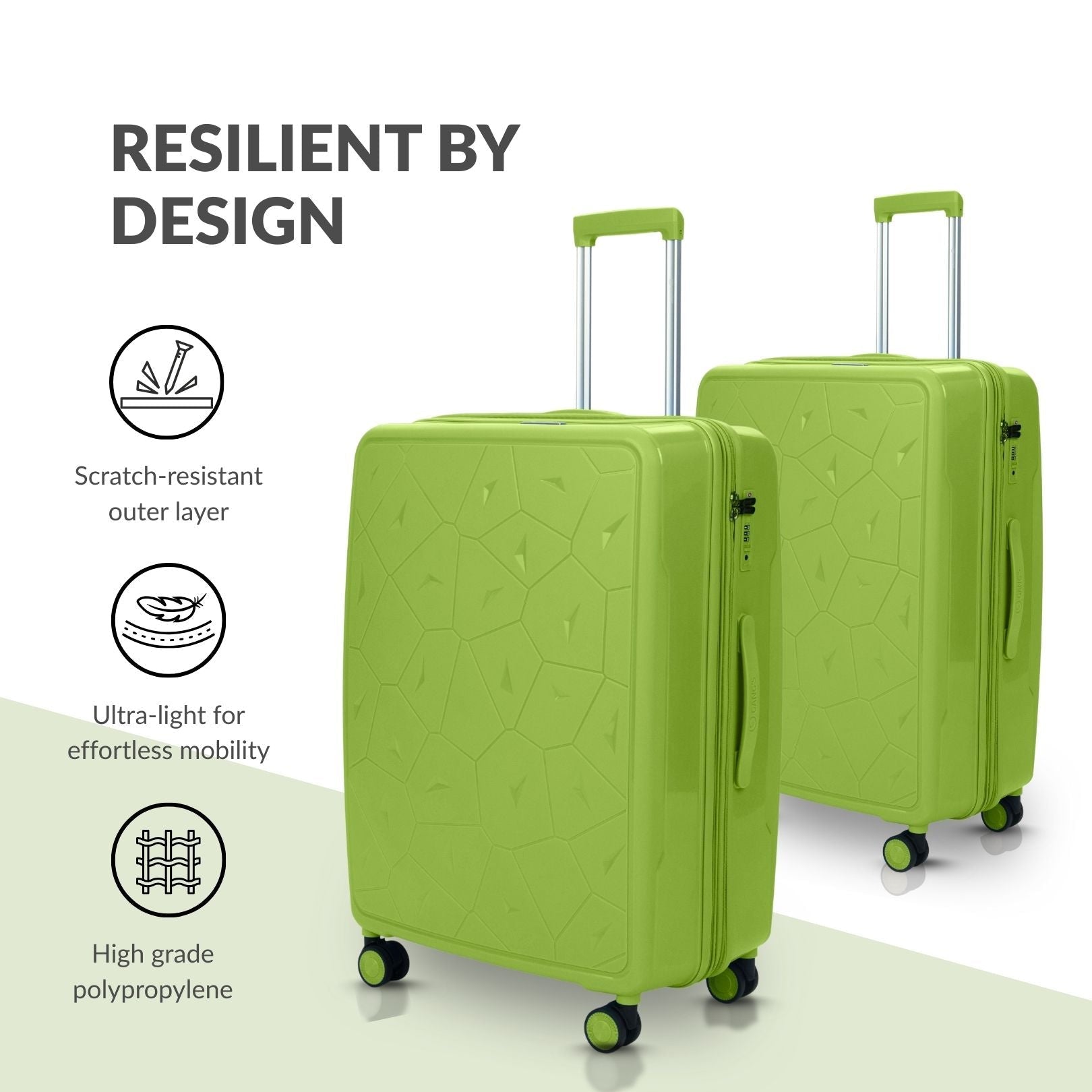 The MosaicShell Luggage Series - Gang’s Lifestyle