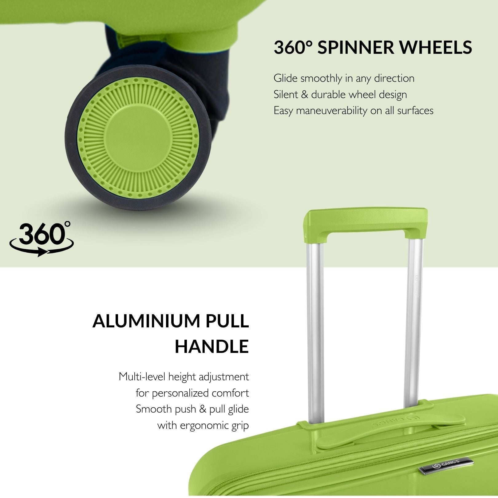 The MosaicShell Luggage Series - Gang’s Lifestyle