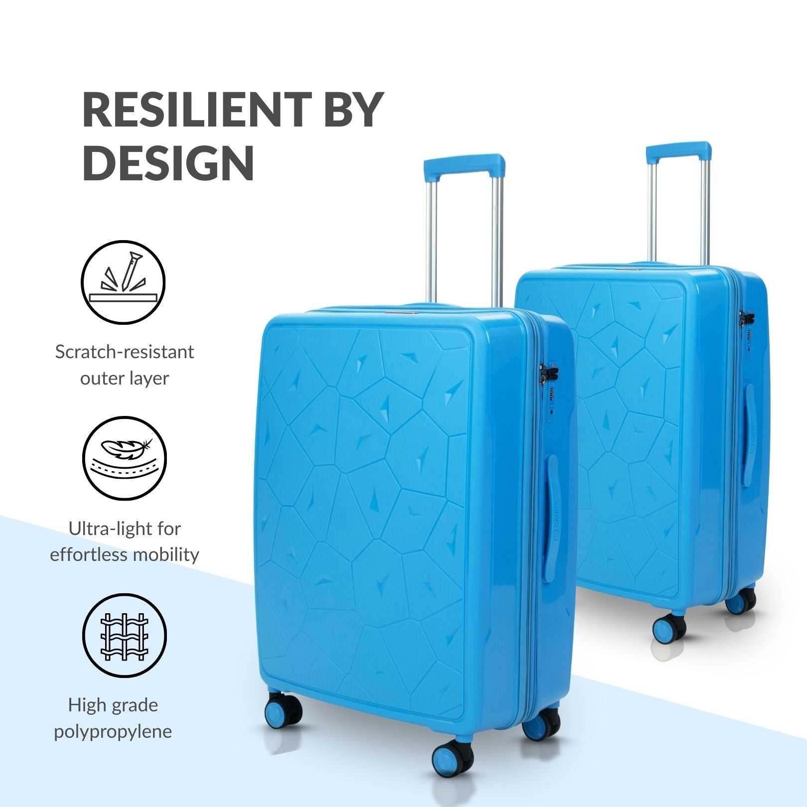 The MosaicShell Luggage Series - Gang’s Lifestyle