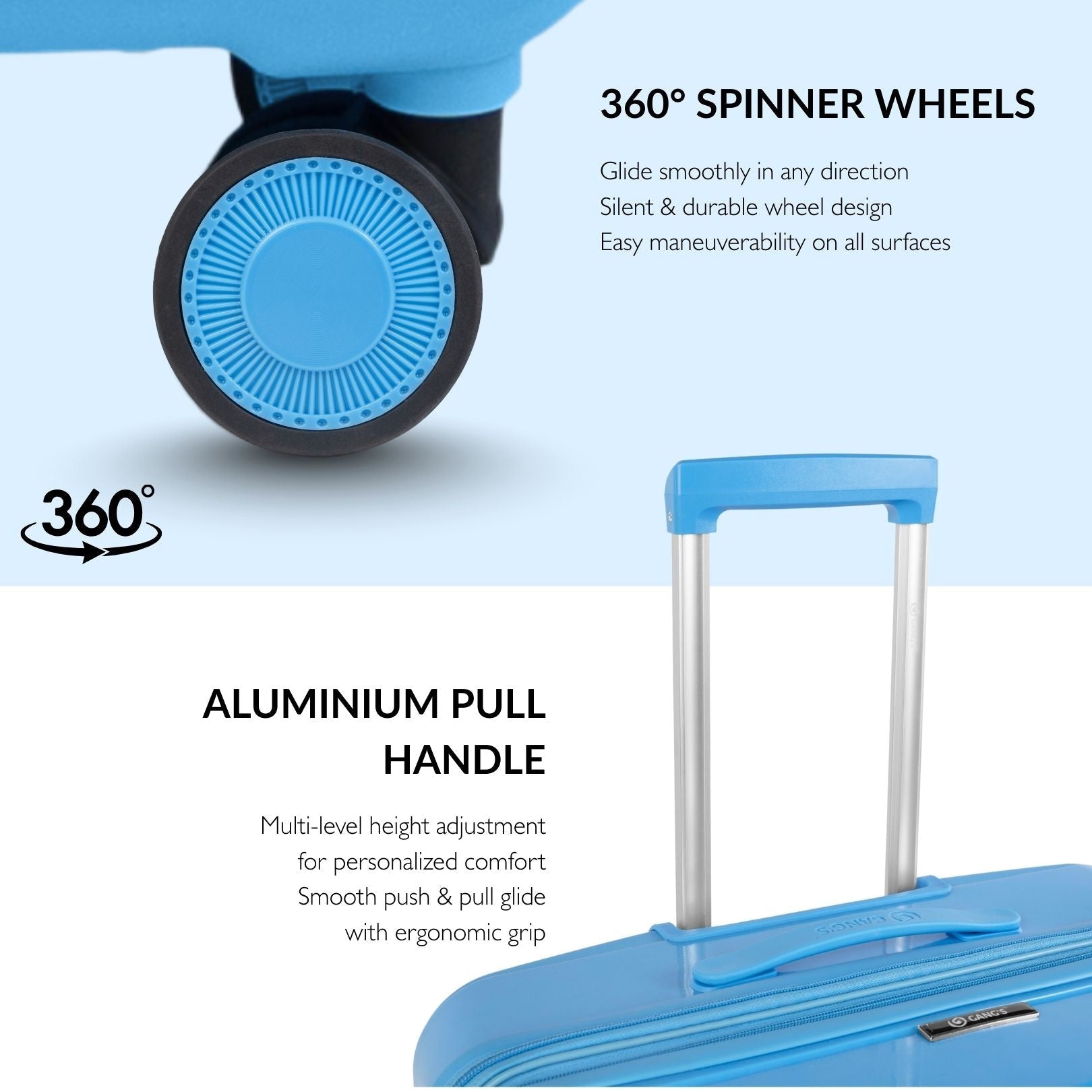 The MosaicShell Luggage Series - Gang’s Lifestyle