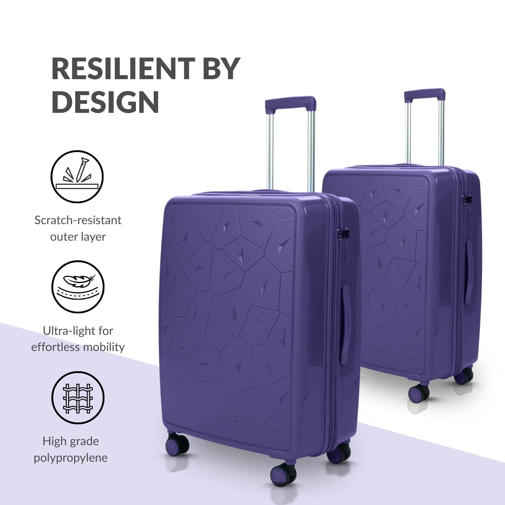 The MosaicShell Luggage Series - Gang’s Lifestyle