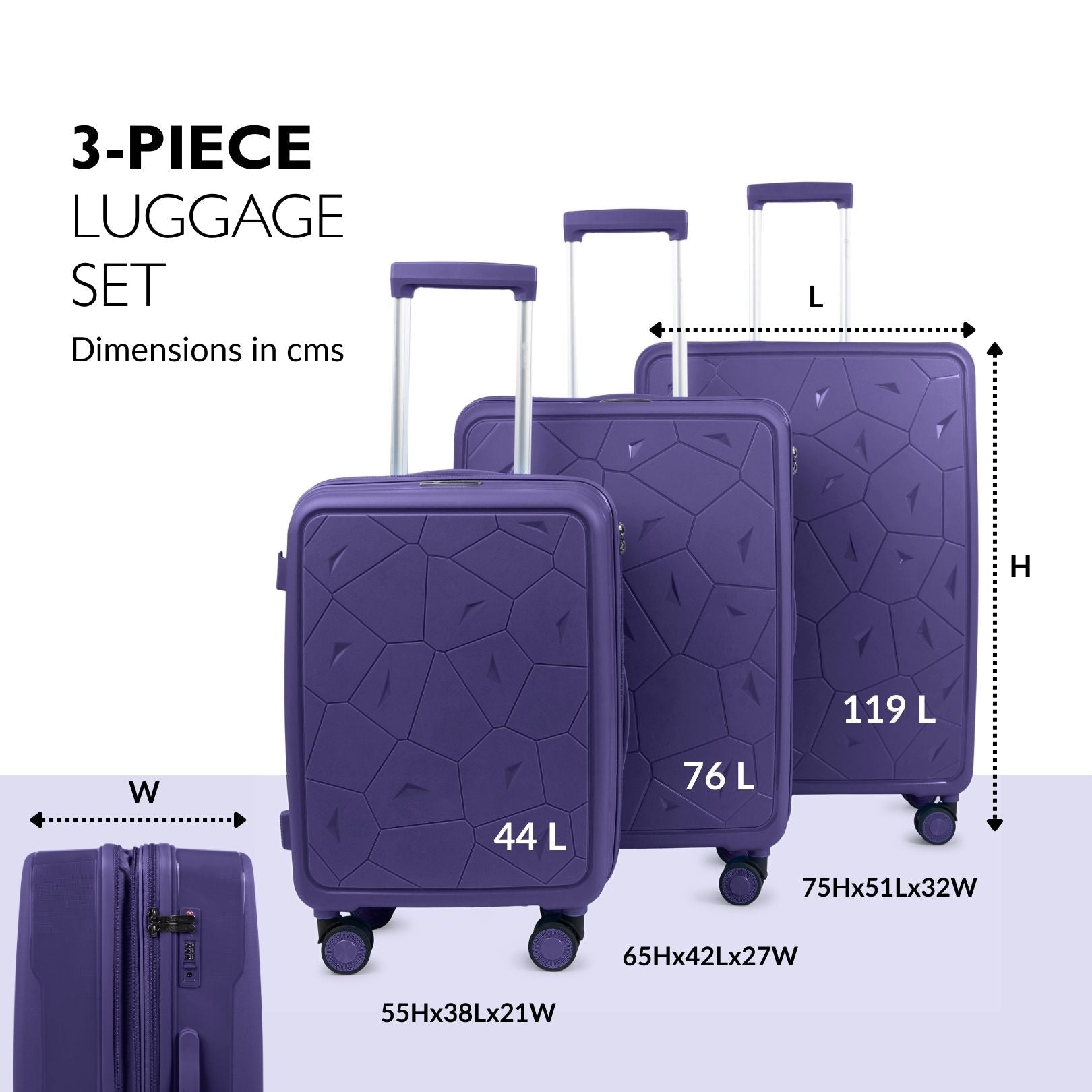 The MosaicShell Luggage Series - Gang’s Lifestyle