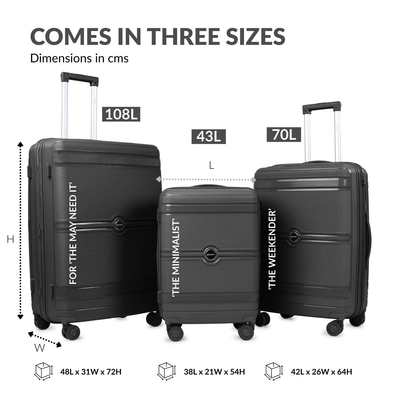 The RidgeCore Luggage Series - Gang’s Lifestyle