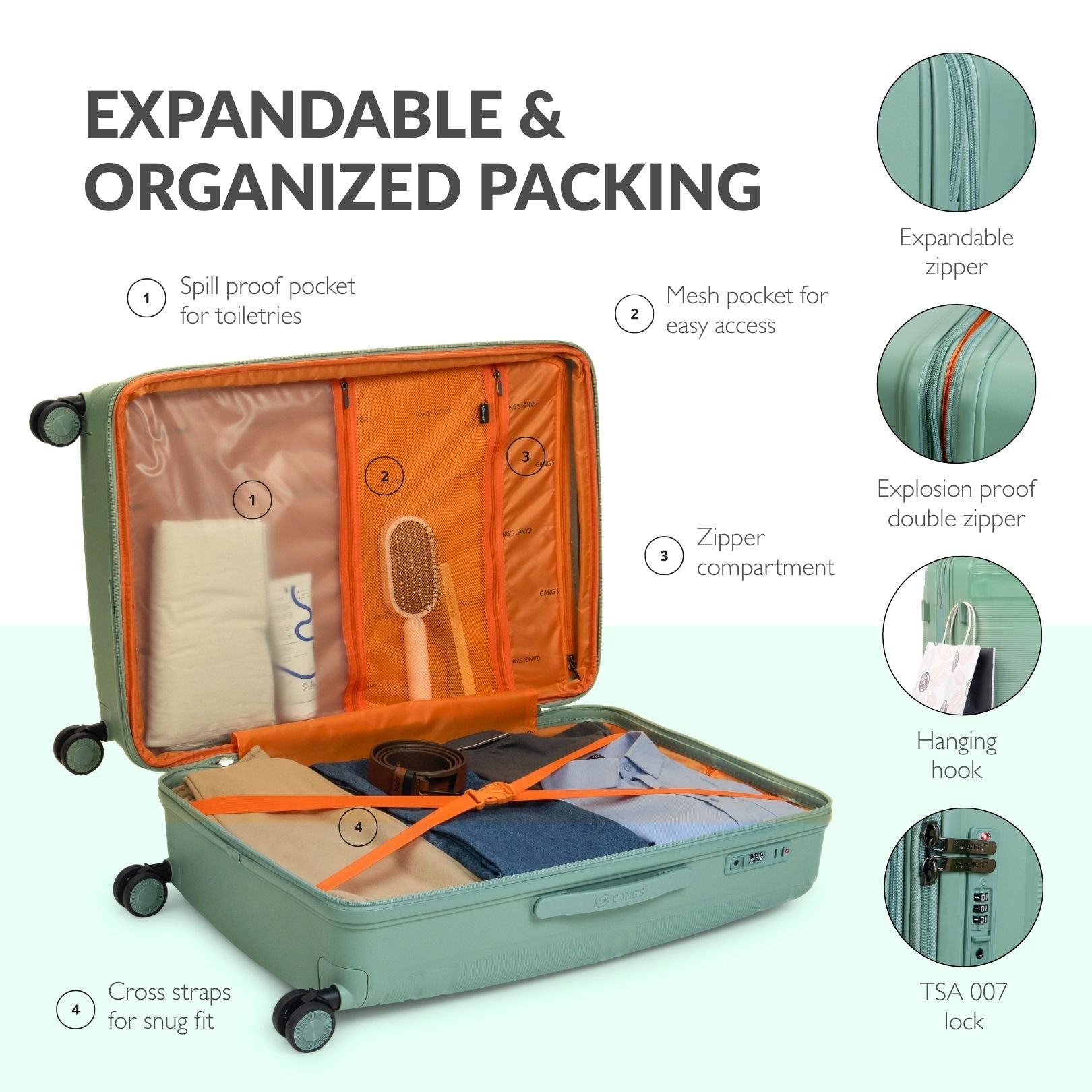 The RidgeCore Luggage Series - Gang’s Lifestyle