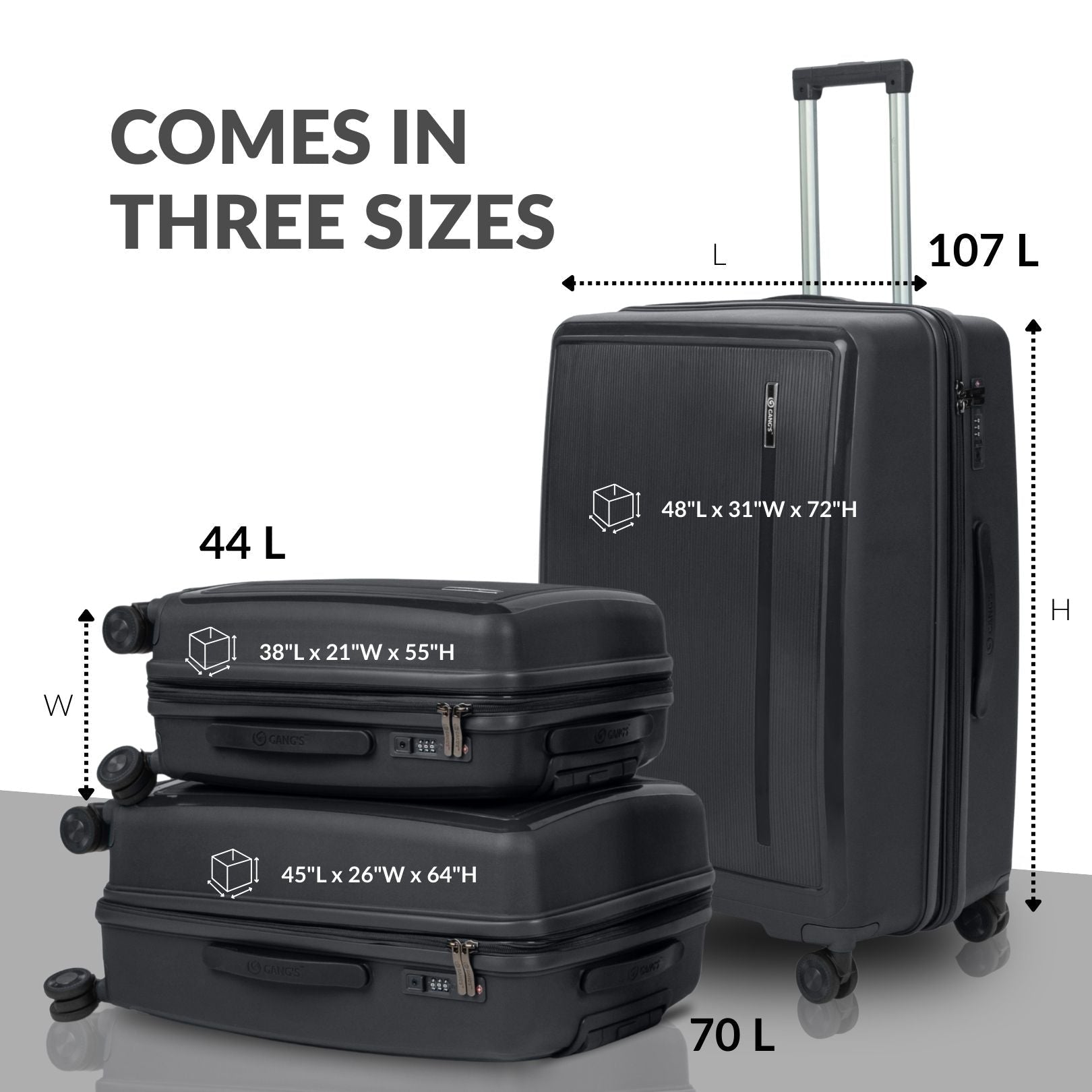 The LinearGlide Luggage Series - Gang’s Lifestyle