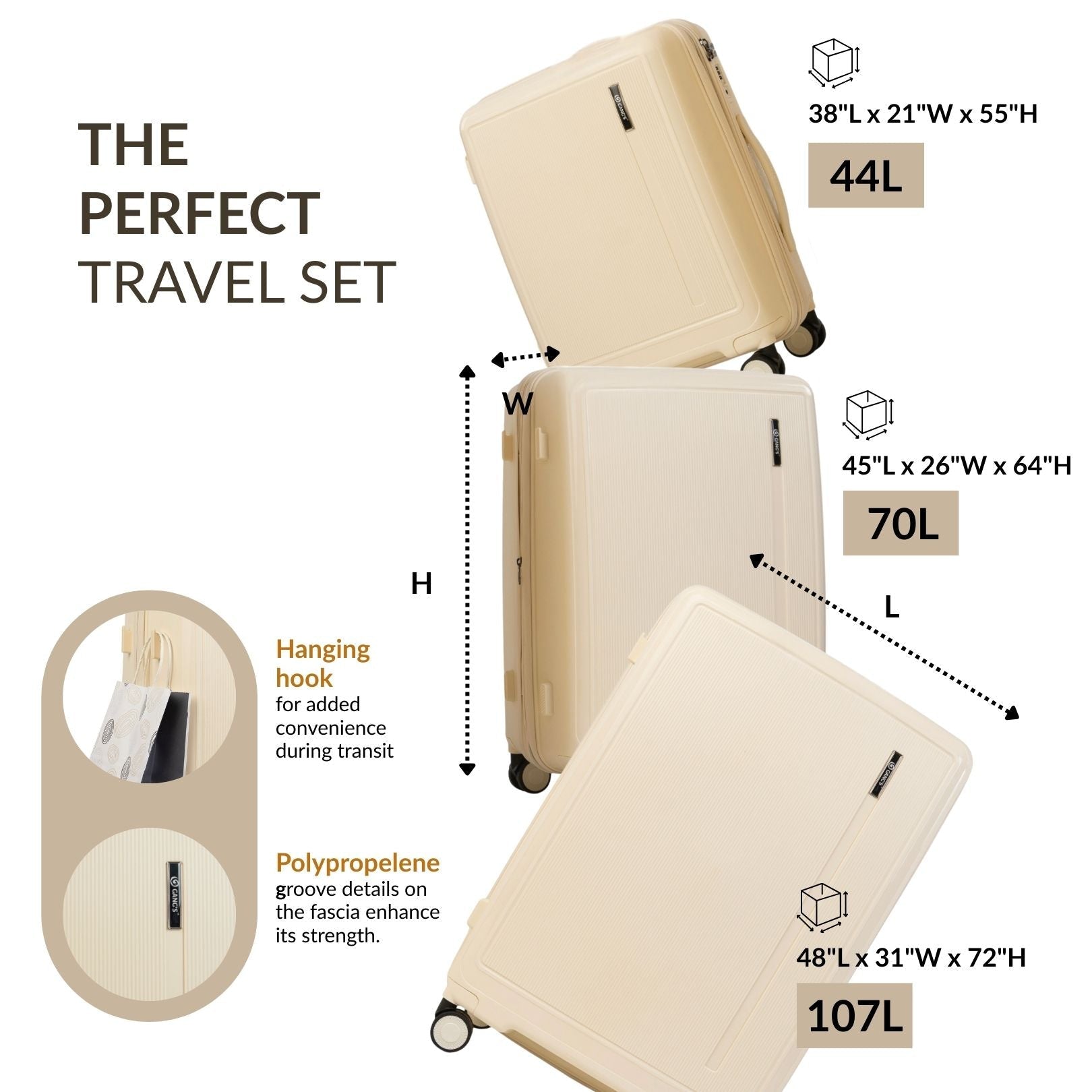 The LinearGlide Luggage Series - Gang’s Lifestyle