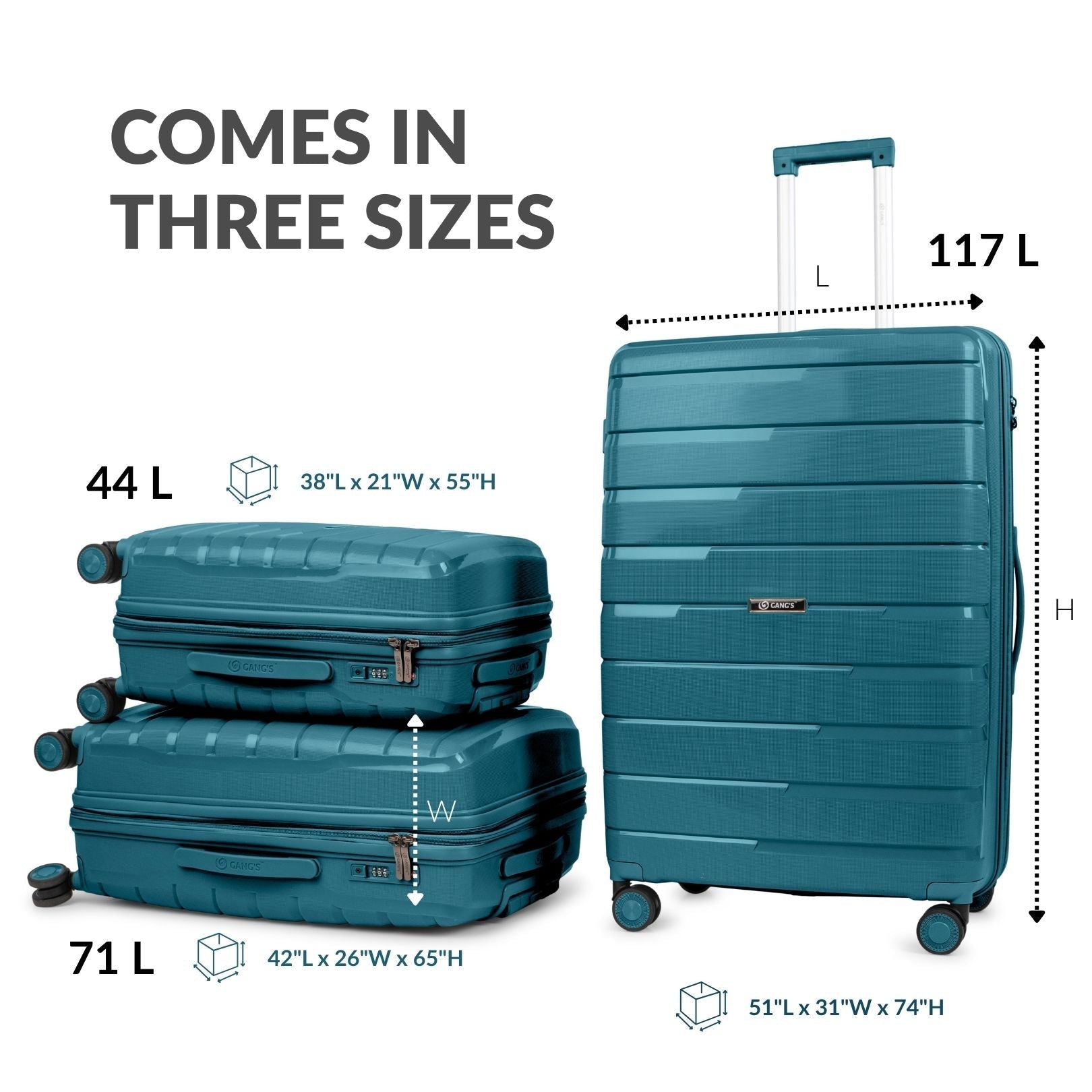 The StackLine Luggage Series - Gang’s Lifestyle