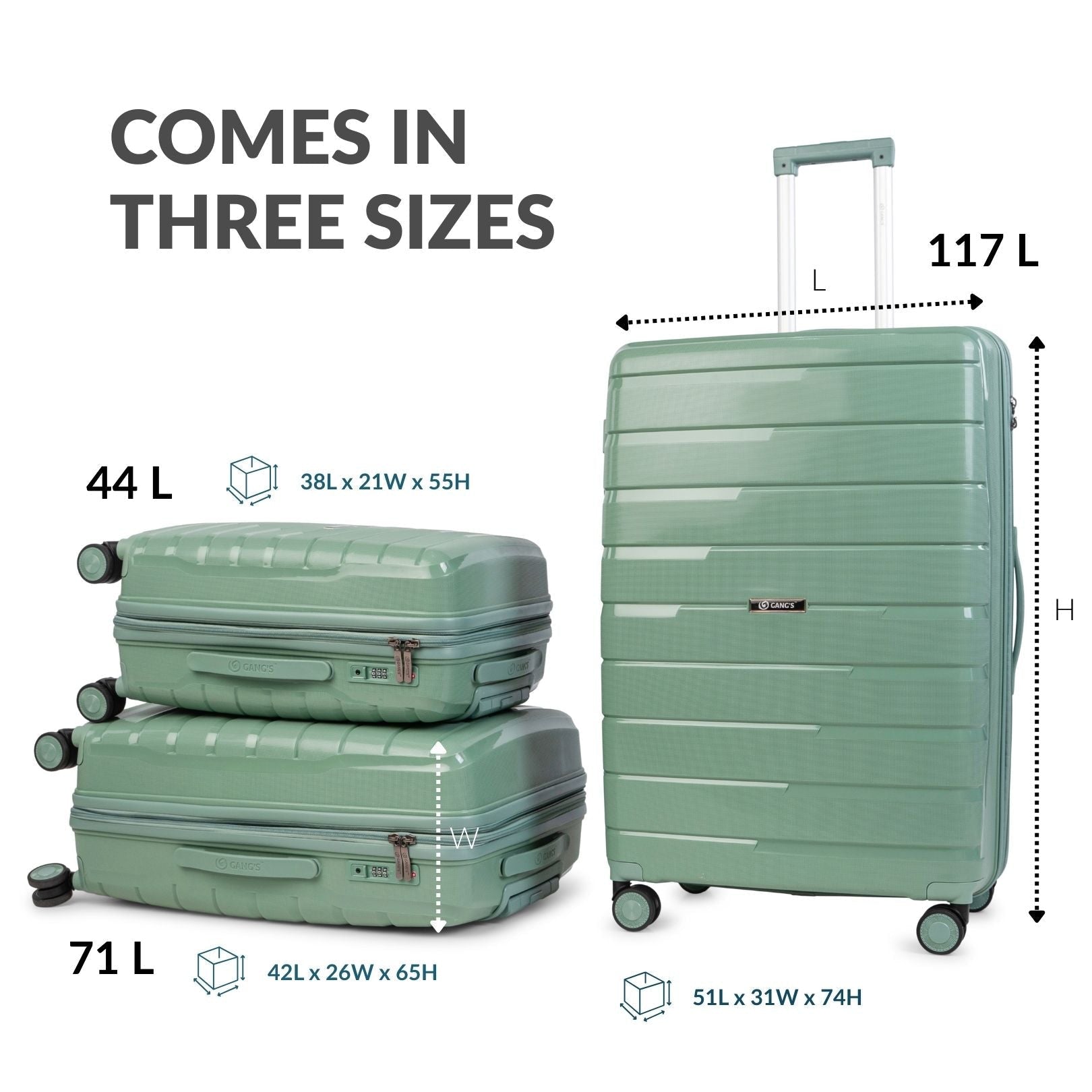 The StackLine Luggage Series - Gang’s Lifestyle