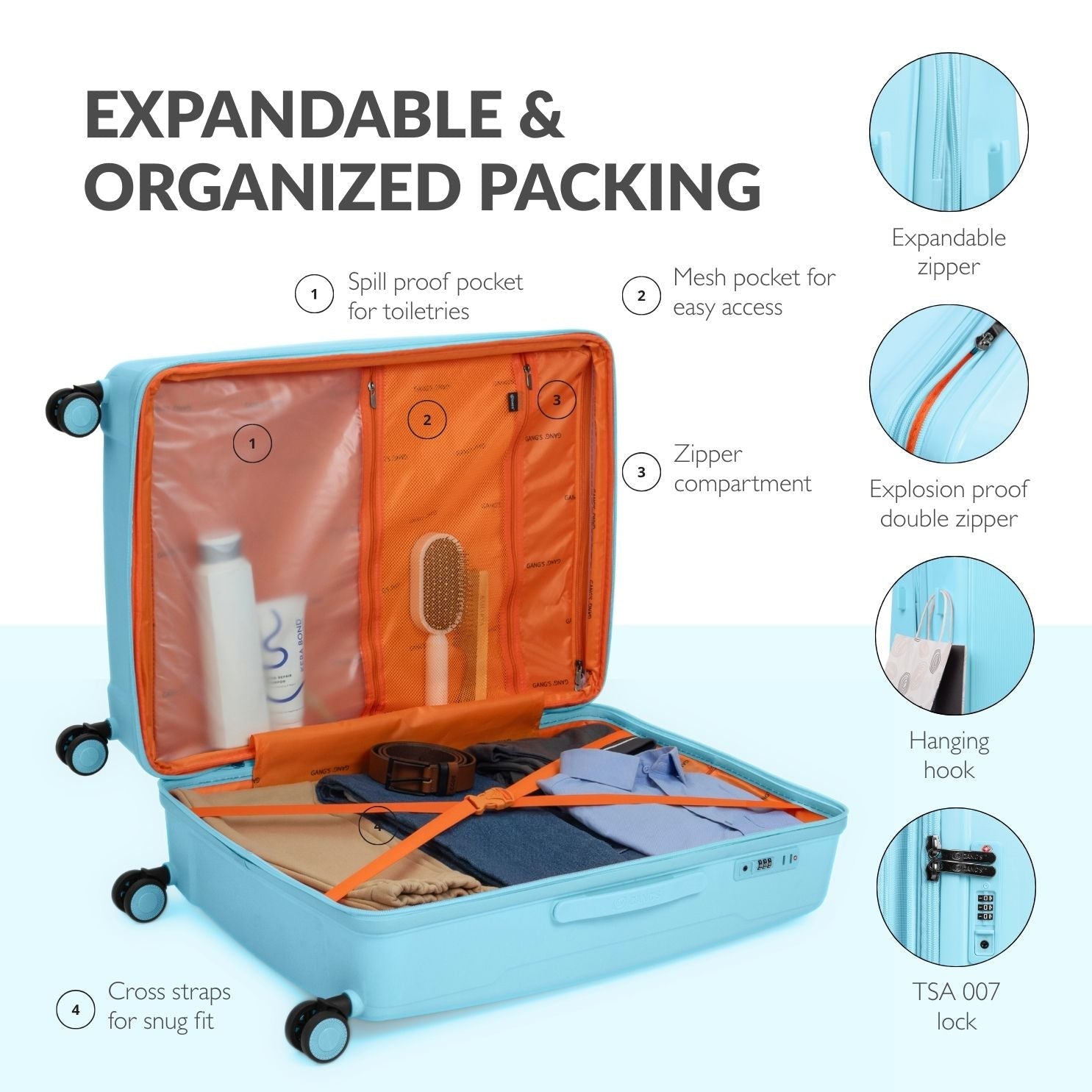 The CrystalKite Luggage Series - Gang’s Lifestyle