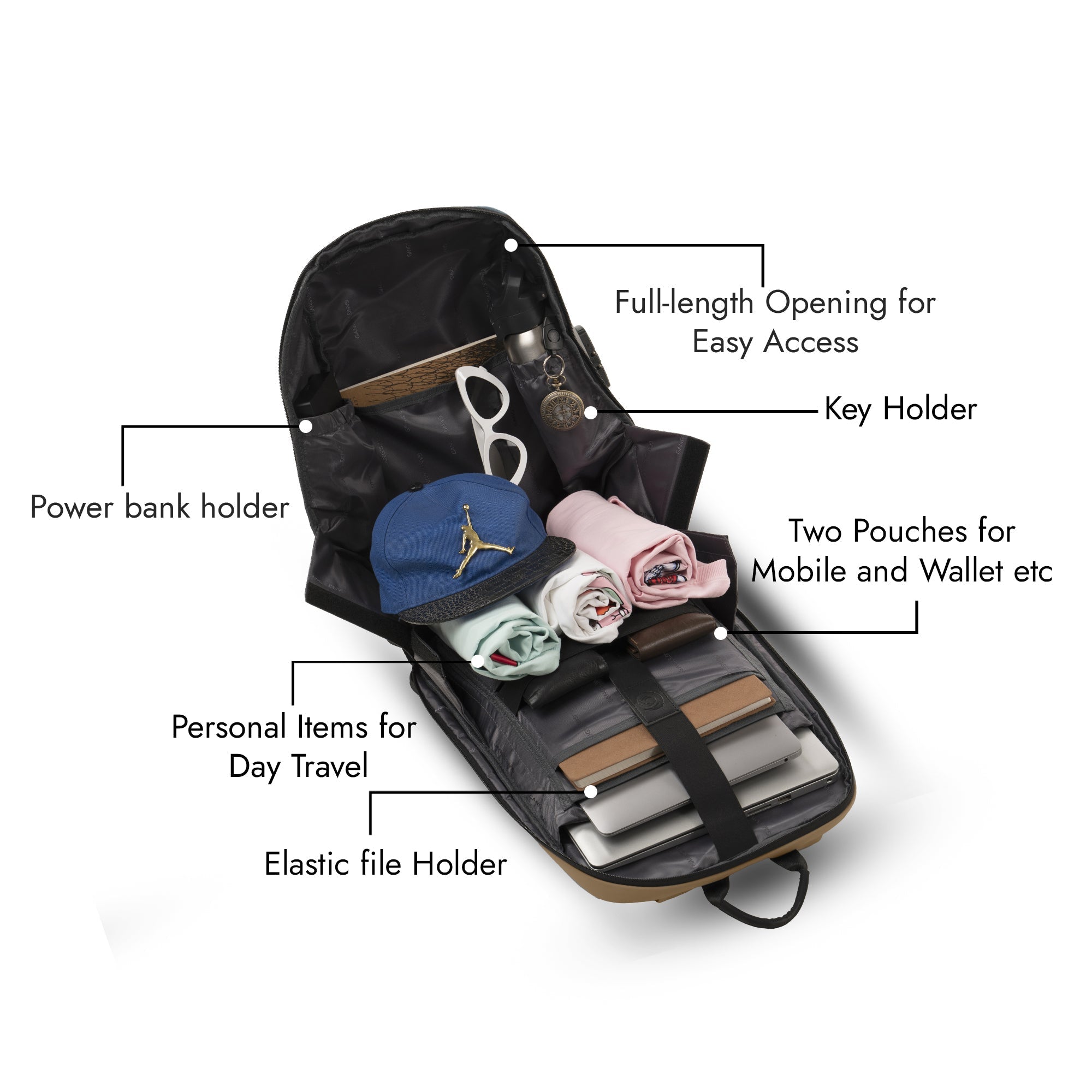 DUNE Exquisite Travel Backpack - 25L - backpack