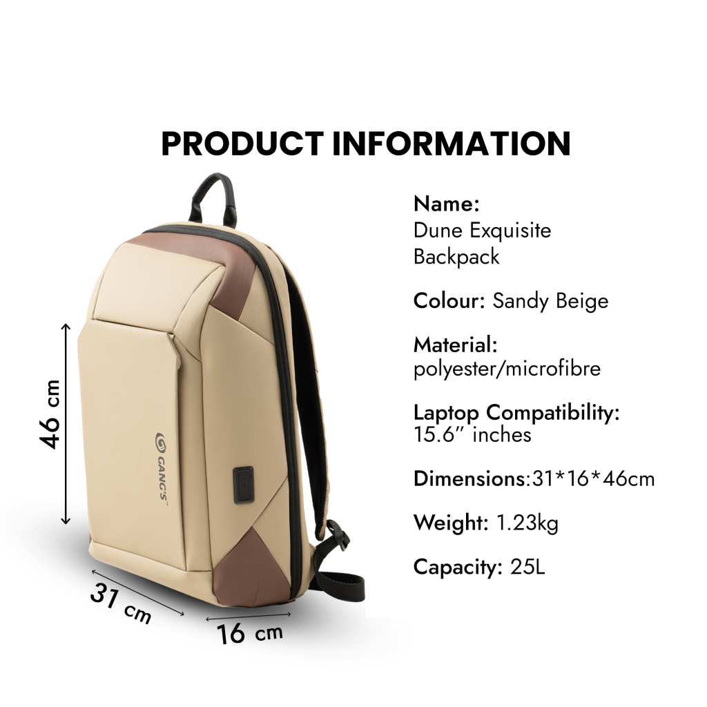 DUNE Exquisite Travel Backpack - 25L