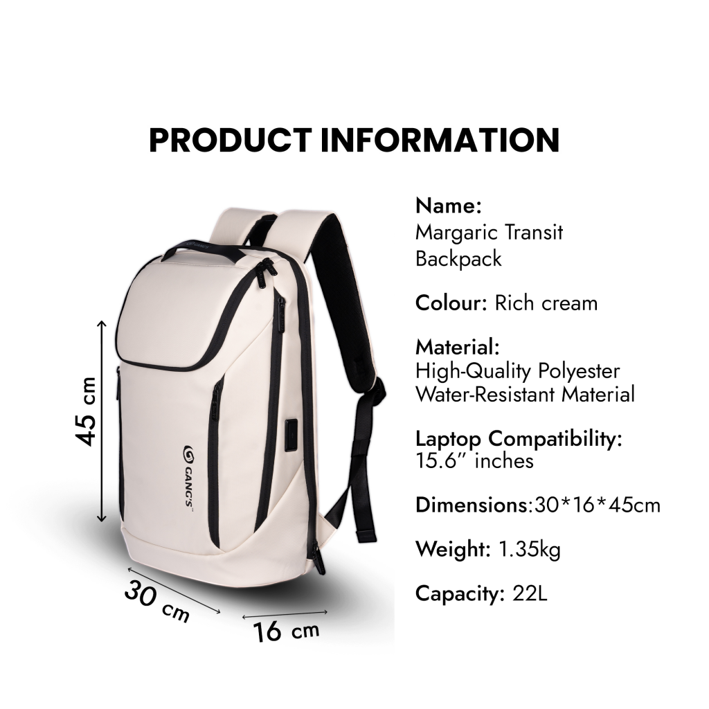 Margaric Transit Backpack - 22L