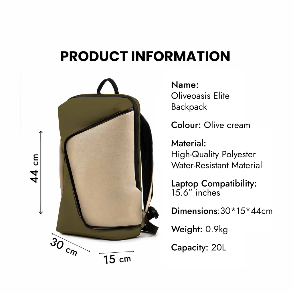 OliveOasis Elite Backpack - 20L